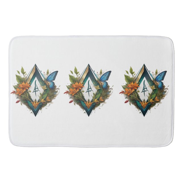 das Waldlied-2 Badematte (Vorderseite)