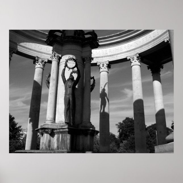 Das walisische Nationalkriegsdenkmal. Poster (Vorne)