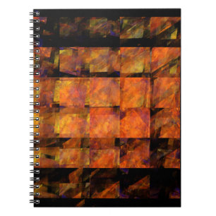 Das Wall Abstrakt Art Notebook Notizblock