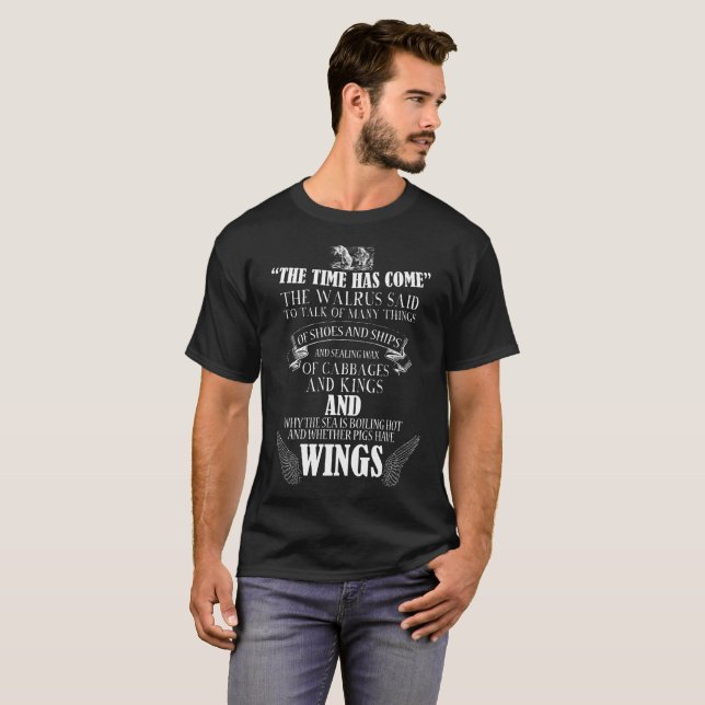 Das Walroß u. der Tischler T-Shirt (Vorne ganz)