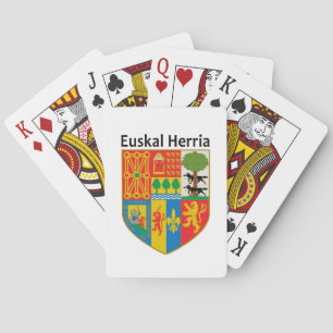 Das Wappen des Baskenlands (Euskal Herria), Spielkarten