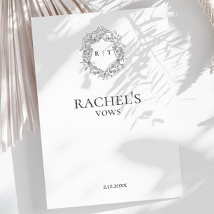 Das Wappen für die Hochzeit von Elegant Bride Begleitkarte