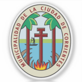 Das Wappen von Corrientes, Argentinien Aufkleber