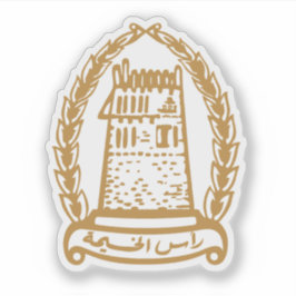 Das Wappen von Ras al-Khaimah Aufkleber