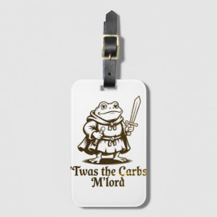 Das war das Carbs M’Lord Vintag Funny Frog Meme Gepäckanhänger
