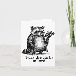 Das war das Carbs Mlord Meme Geschenk Männer Fraue Karte