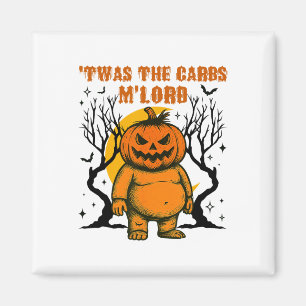 Das war der Carbs M'lord Fat Pumpkin Retro Spooky Magnet