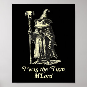 Das war der Tism Mlord Funny Frog Wizard Meme Auti Poster