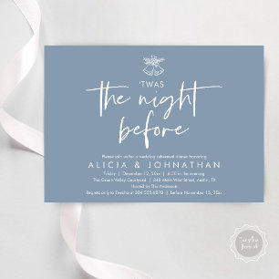 Das war die Nacht davor, Hochzeit Probe Dinner Einladung