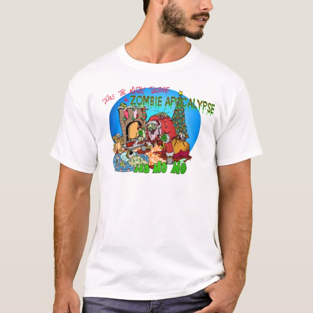 Das war die Nacht vor den Zombies T-Shirt (Vorderseite)