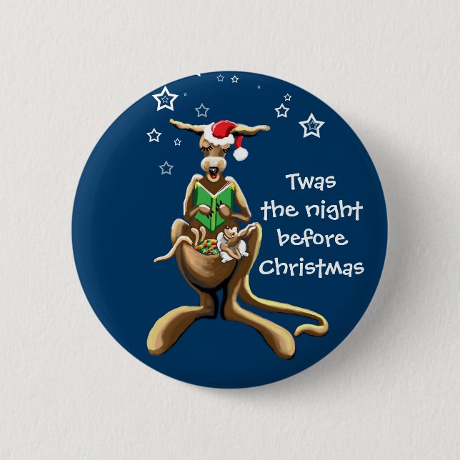 Das war die Nacht vor Weihnachten Button (Vorderseite)