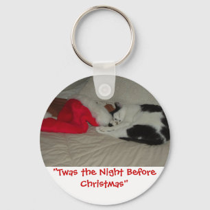 Das war die Nacht vor Weihnachten Kitten Schlüsselanhänger