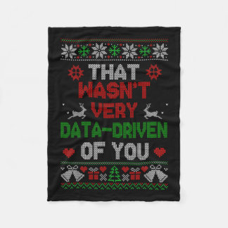 Das war sehr datengetrieben von dir Weihnachtsfeie Fleecedecke