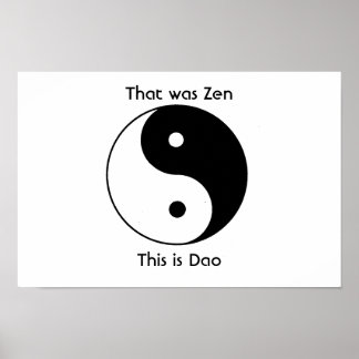 Das war Zen Poster