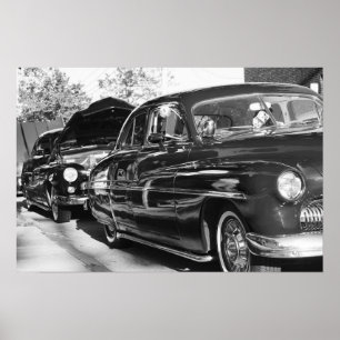 "Das waren die Tage" Vintages Oldtimer-Poster Poster