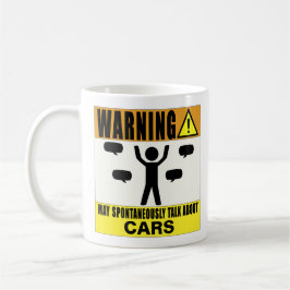 Das Warnen kann über Auto-Tasse spontan sprechen Kaffeetasse