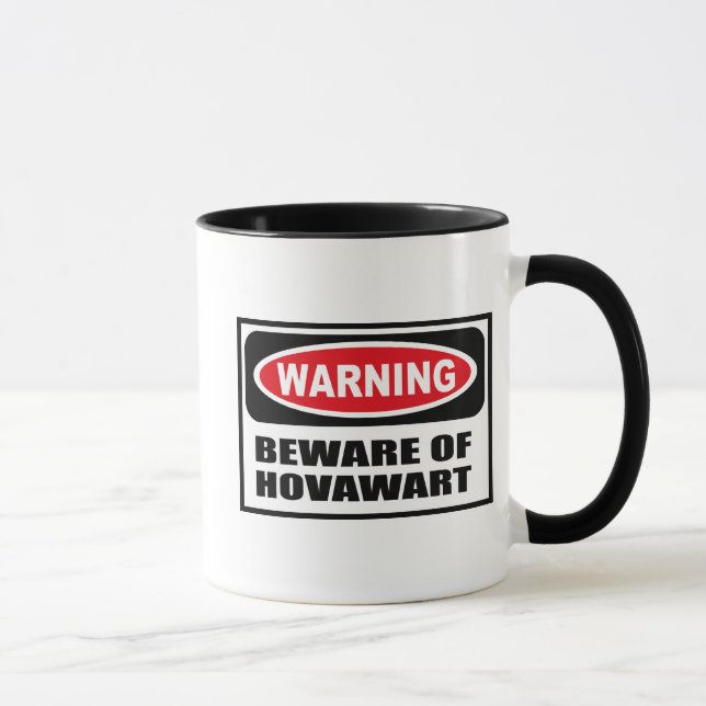 Das Warnen PASSEN VON HOVAWART Tasse auf (Rechts)
