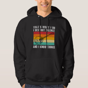 Das, was ich spiele Banjo Ich zerstöre Stille Ban Hoodie