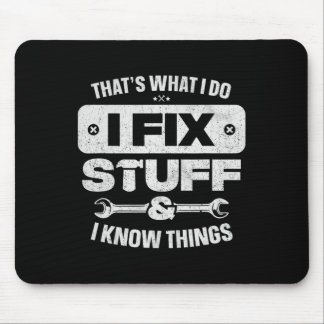 Das Was Ich Tue Repariere Sachen Kenne Sachen Shir Mousepad