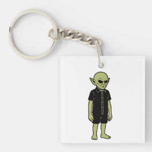 Das, was sie gesehen haben - ich glaube, Alien beg Schlüsselanhänger