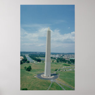 Das Washington-Monument, errichtet 1848-85 Poster