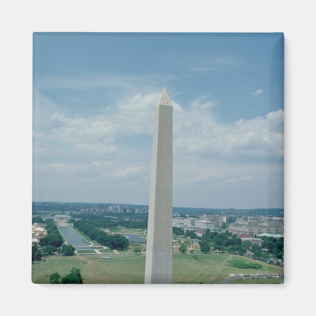 Das Washington Monument, gebaut 1848-85 Magnet (Vorne)
