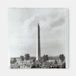 Das Washington-Monument und die Umgebungen Magnet