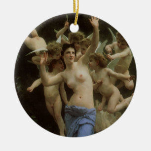 Das Wasp-Nest von William Adolphe Bouguereau Keramikornament