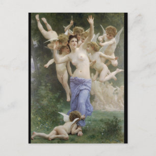 Das Wasps Nest von Bouguereau Postkarte