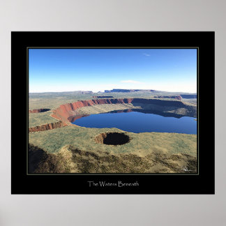 Das Wasser darunter Poster