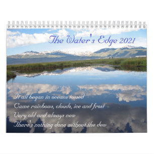 Das Wasser im Jahr 2020 Kalender