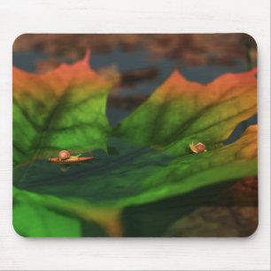 Das Wasser ist breit gefächert Mousepad