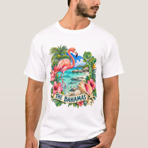 Das Wasserfarben-Insel-T-Shirt von Bahamas T-Shirt