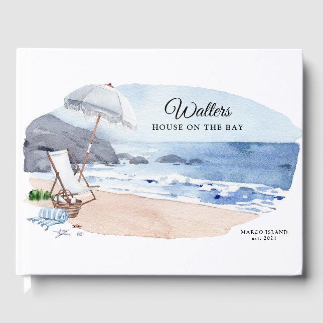 Das Wassersportzentrum am Strand Gästebuch (Vorderseite)