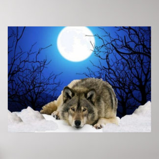 Das Watcher Wolf Poster