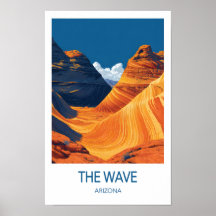 Das Wave-Reiseposter, Arizona