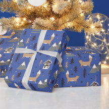 Das weihnachtliche Fox-Musterpapier