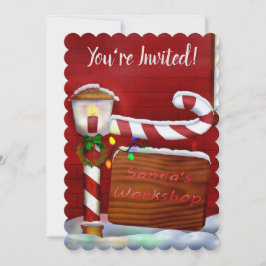 Das weihnachtliche Whimsey-PARTY des Workshops Einladung