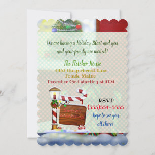 Das weihnachtliche Whimsey-PARTY des Workshops Einladung