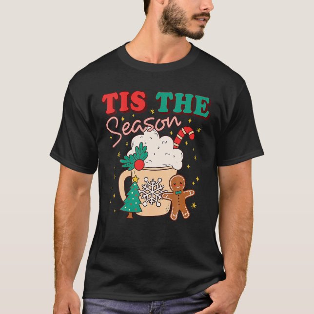 Das Weihnachtscoffee Hot Cocoa Cups Coo T-Shirt (Vorderseite)