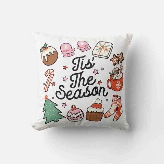 Das Weihnachtsfest der Saison Kissen (Vorderseite)