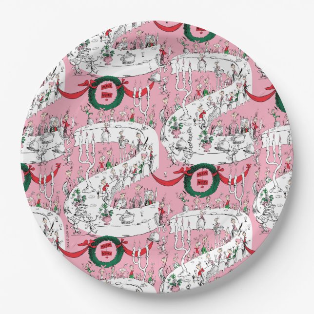 Das Weihnachtsfest der Whos Pappteller (Vorderseite)