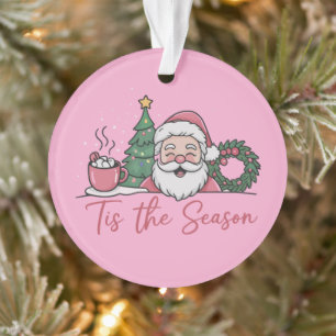 Das Weihnachtsfest ist Niedlicher Winter Latte San Ornament