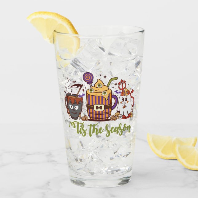 "Das Weihnachtskaffee Glas (Vorderseite Ice)