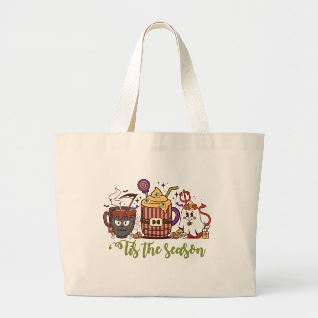 "Das Weihnachtskaffee Jumbo Stoffbeutel (Vorne)