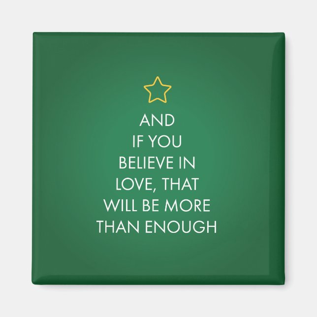 Das Weihnachtsmagnet Magnet (Vorne)