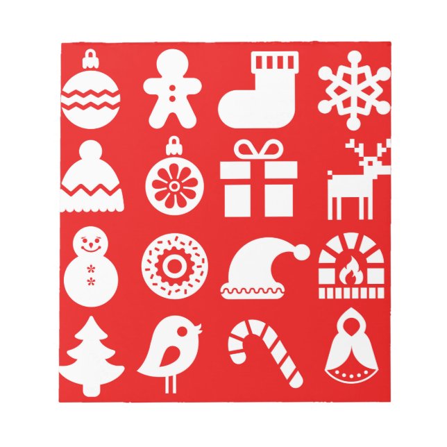 'Das Weihnachtsmerkmal der Jahreszeit Notizblock (Vorderseite)