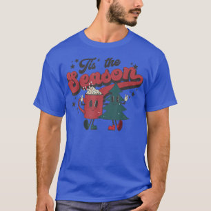 Das Weihnachtsretro heiße Schokolade Xmas T-Shirt