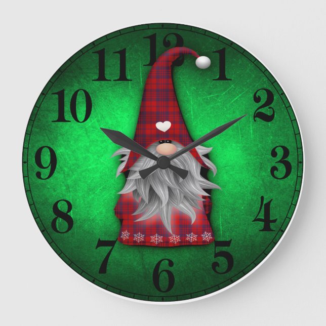 Das Weihnachtsspiel Große Wanduhr (Vorderseite)