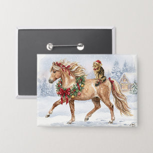 Das Weihnachtsteam - Maggie und Nari Button